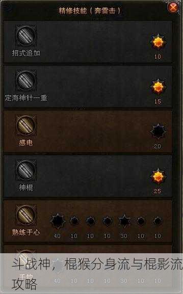 斗战神，棍猴分身流与棍影流攻略