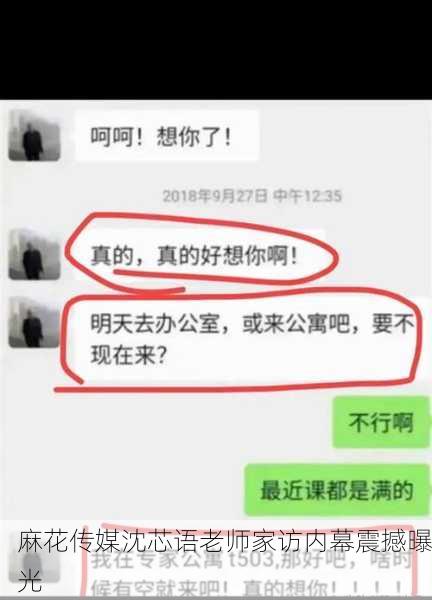 麻花传媒沈芯语老师家访内幕震撼曝光