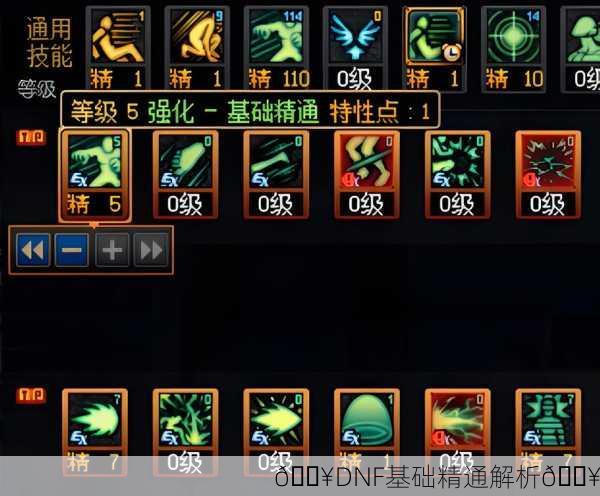 🔥DNF基础精通解析🔥
