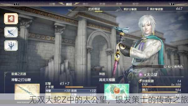 无双大蛇Z中的太公望，银发策士的传奇之旅