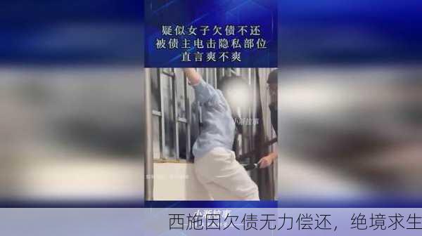 西施因欠债无力偿还，绝境求生