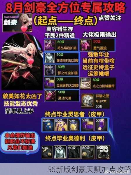 S6新版剑豪天赋加点攻略