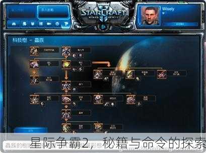 星际争霸2，秘籍与命令的探索
