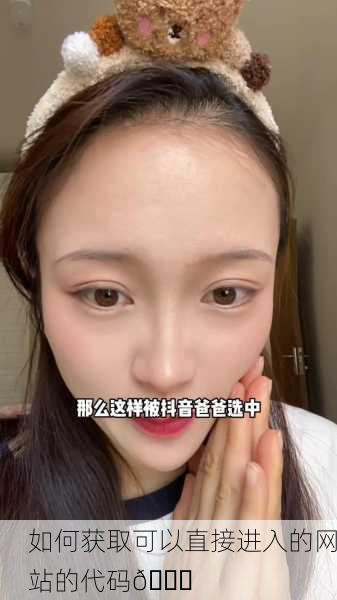 如何获取可以直接进入的网站的代码🔍