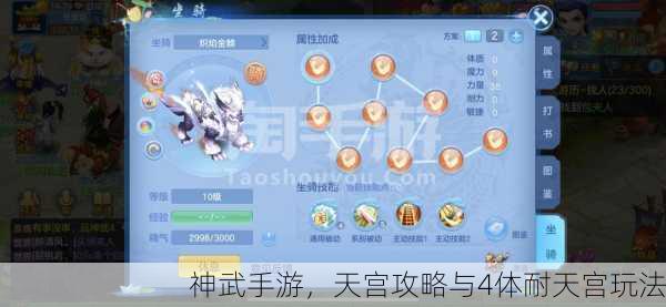 神武手游，天宫攻略与4体耐天宫玩法