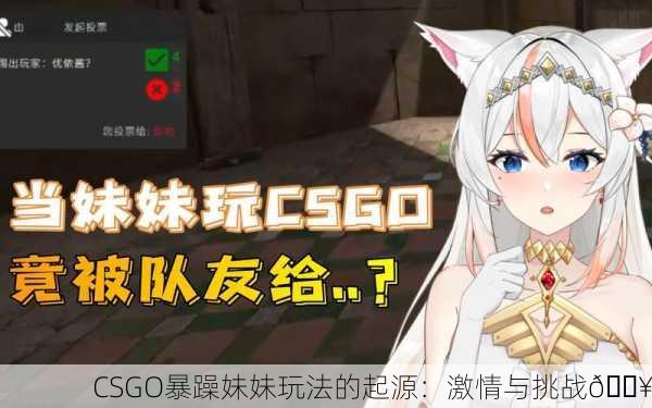 CSGO暴躁妹妹玩法的起源：激情与挑战🔥