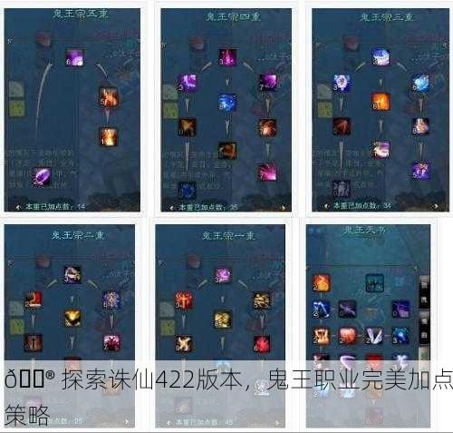 🎮 探索诛仙422版本，鬼王职业完美加点策略