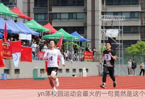 yn荡校园运动会最火的一句竟然是这个