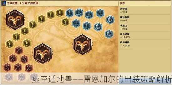 虚空遁地兽——雷恩加尔的出装策略解析