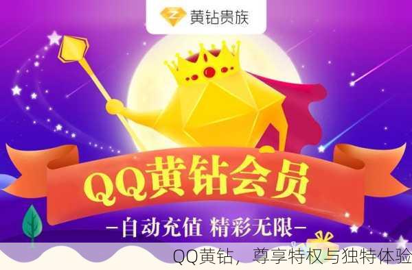 QQ黄钻，尊享特权与独特体验