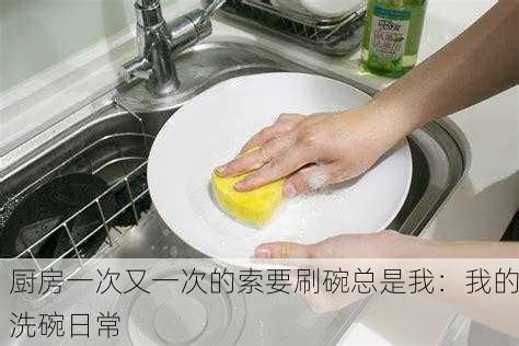 厨房一次又一次的索要刷碗总是我：我的洗碗日常