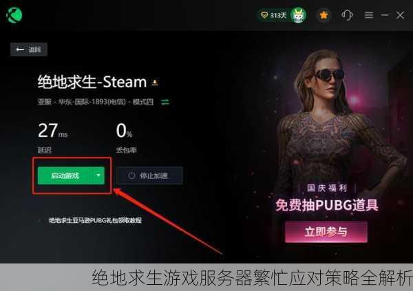 绝地求生游戏服务器繁忙应对策略全解析