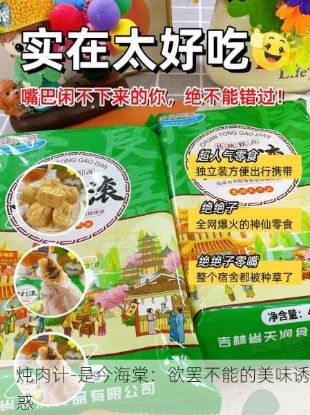 炖肉计-是今海棠：欲罢不能的美味诱惑
