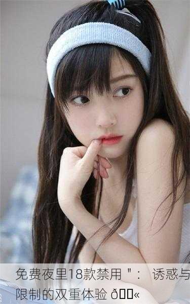 免费夜里18款禁用＂： 诱惑与限制的双重体验 🚫