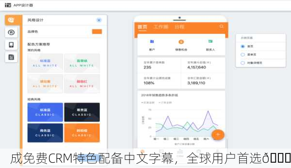 成免费CRM特色配备中文字幕，全球用户首选📈