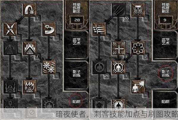 暗夜使者，刺客技能加点与刷图攻略