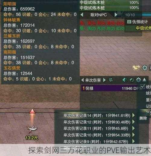 探索剑网三万花职业的PVE输出艺术