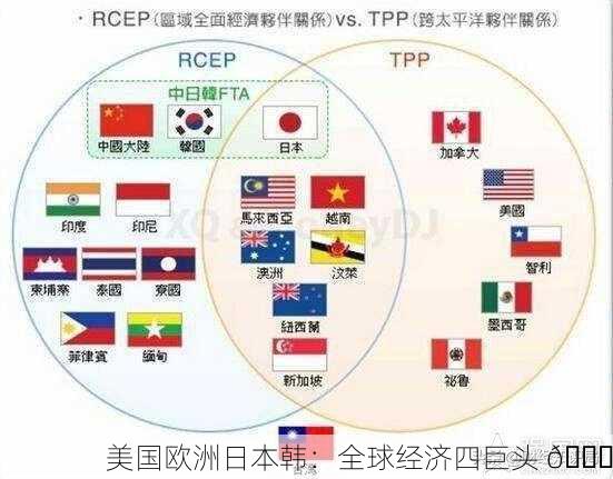 美国欧洲日本韩：全球经济四巨头 🌏