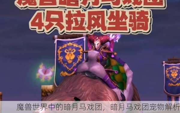 魔兽世界中的暗月马戏团，暗月马戏团宠物解析