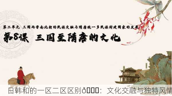 日韩和的一区二区区别🌏：文化交融与独特风情