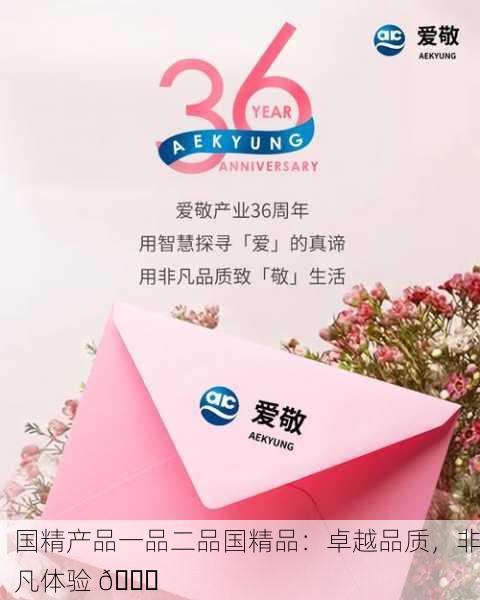 国精产品一品二品国精品：卓越品质，非凡体验 🌟