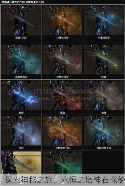 探索神秘之旅，永恒之塔神石探秘
