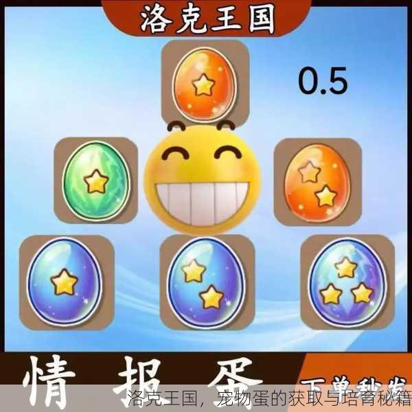 洛克王国，宠物蛋的获取与培育秘籍