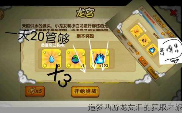 造梦西游龙女泪的获取之旅