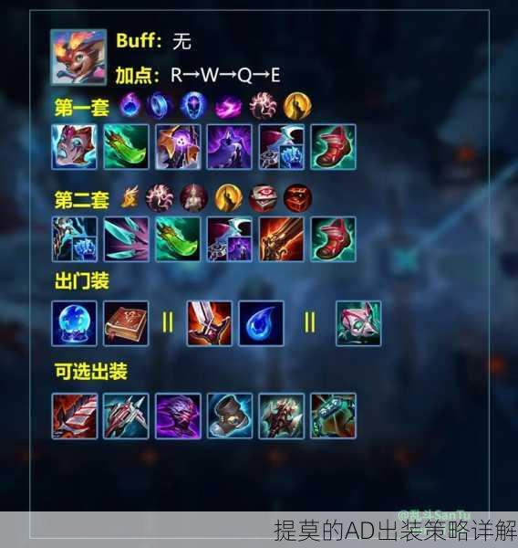 提莫的AD出装策略详解