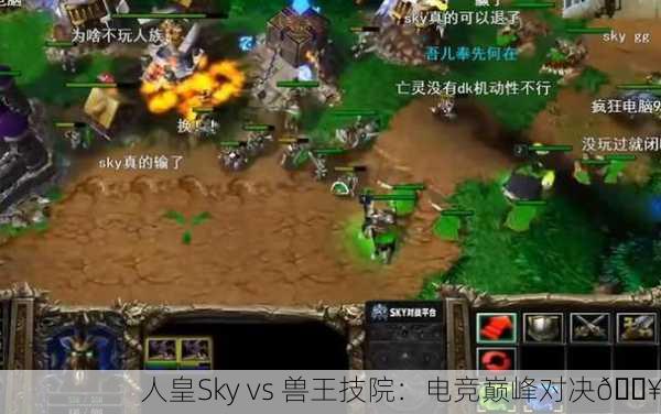 人皇Sky vs 兽王技院：电竞巅峰对决🔥