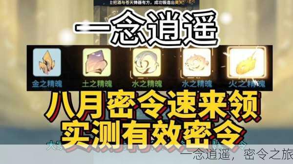 一念逍遥，密令之旅
