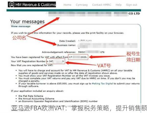 亚马逊FBA欧洲VAT：掌握税务策略，提升销售额