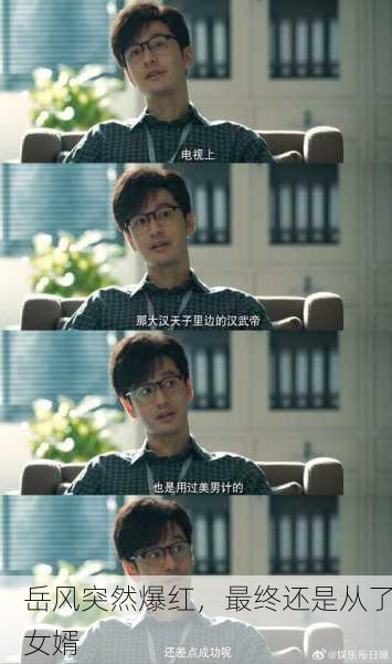 岳风突然爆红，最终还是从了女婿