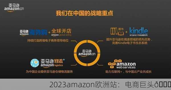 2023amazon欧洲站：电商巨头🌍