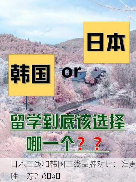 日本三线和韩国三线品牌对比：谁更胜一筹？🤔
