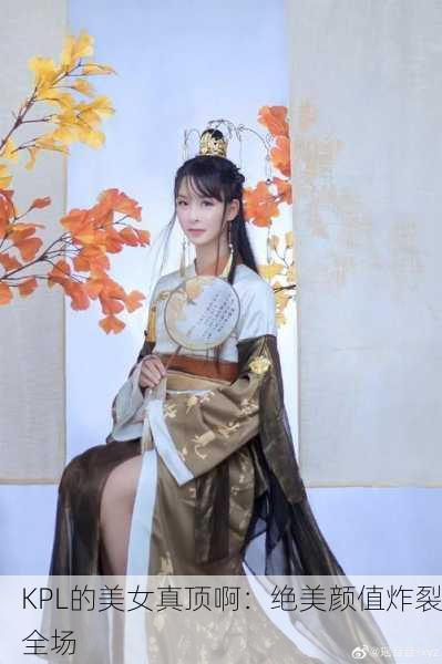 KPL的美女真顶啊：绝美颜值炸裂全场