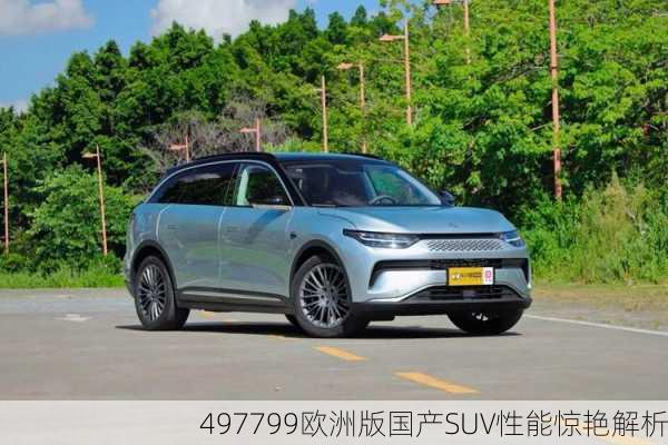 497799欧洲版国产SUV性能惊艳解析