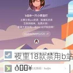 夜里18款禁用b站🔥
