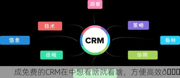 成免费的CRM在中想看啥就看啥，方便高效📈
