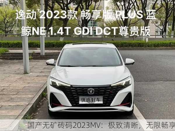 国产无矿砖码2023MV：极致清晰，无限畅享