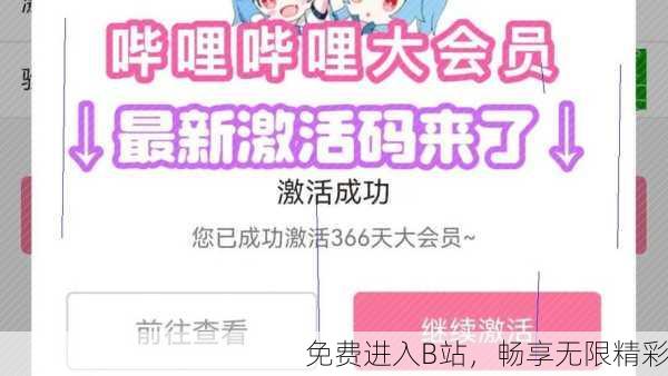 免费进入B站，畅享无限精彩