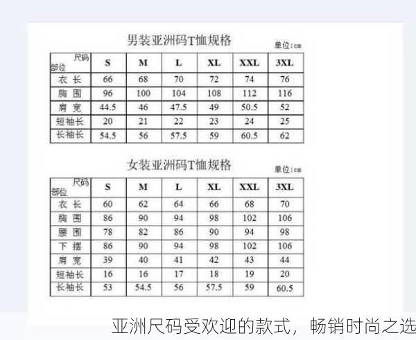 亚洲尺码受欢迎的款式，畅销时尚之选