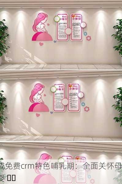 成免费crm特色哺乳期：全面关怀母婴 ❤️