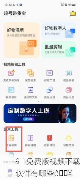 9 1免费版视频下载软件有哪些📥