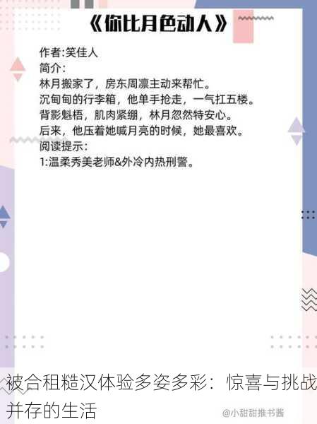被合租糙汉体验多姿多彩：惊喜与挑战并存的生活