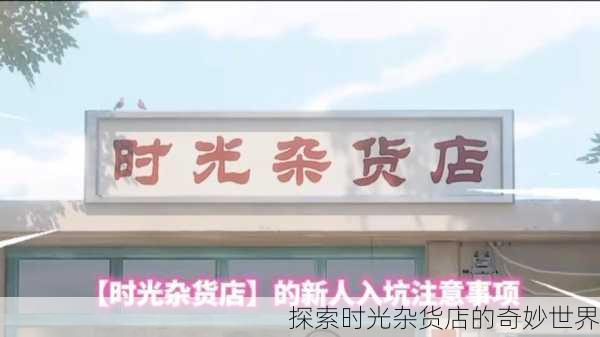 探索时光杂货店的奇妙世界