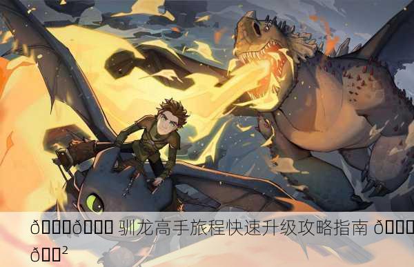 🐉🔝 驯龙高手旅程快速升级攻略指南 🚀🐲