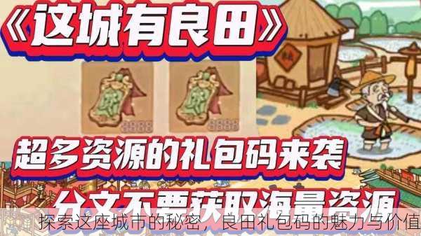 探索这座城市的秘密，良田礼包码的魅力与价值