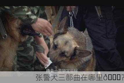 张警犬三部曲在哪里📚？