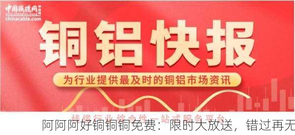 阿阿阿好铜铜铜免费：限时大放送，错过再无